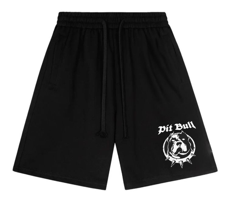 Спортивные шорты Pit Bull Casual  Logo черные питбуль