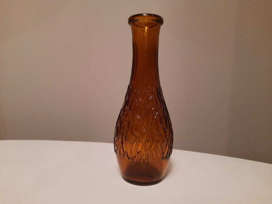 Wazonik na konwalie, wazon PRL HSG Ząbkowice szkło kolorowe prl