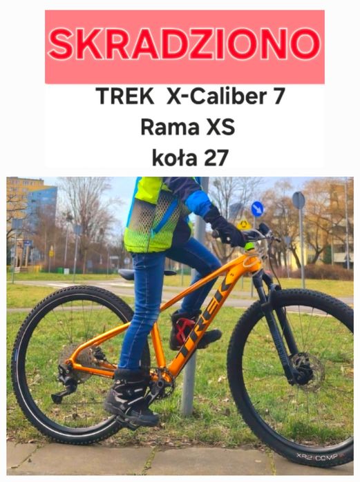 Trek X-Caliber 7 rama XS koła 27 pomarańczowy