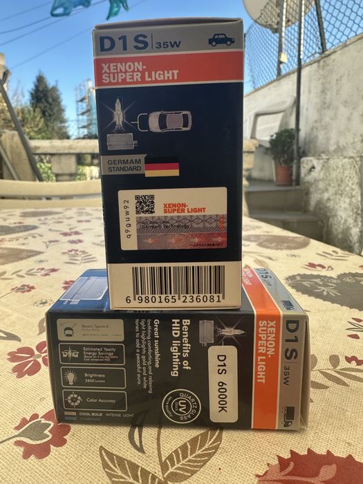 D1S Xenon Lampadas 5500K (Par)