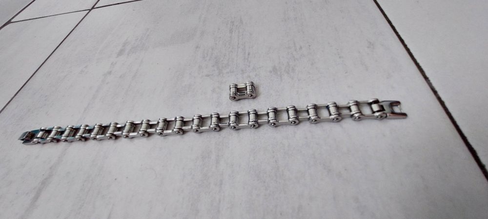 Męska bransoletka bike chain na zatrzask!