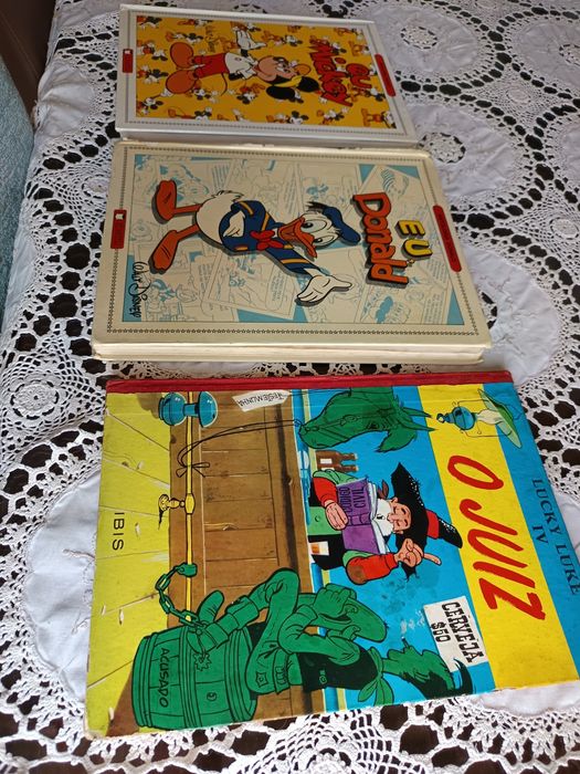 Makey Donald livros banda desenhada antigosTin-Tin para coleção antigo