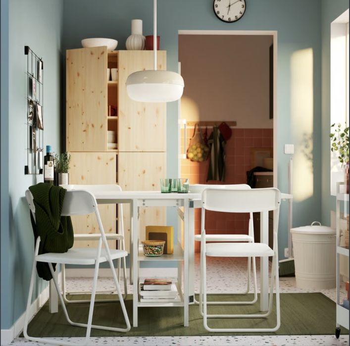 Mesa com abas rebativeis IKEA VIHALS