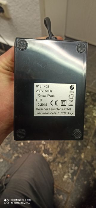 Стильна LED лампа Hölscher Leuchten 4W! Ідеально для дому чи офісу