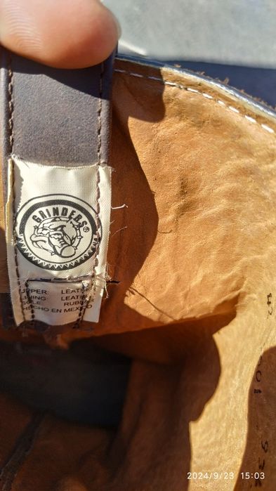 Botas pele Grinder 42