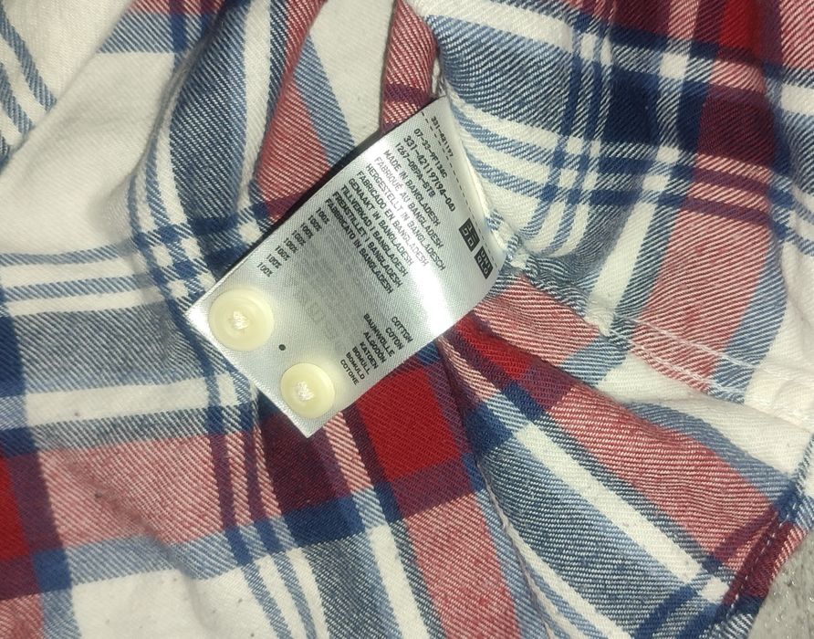 Koszula Uniqlo r. M krata