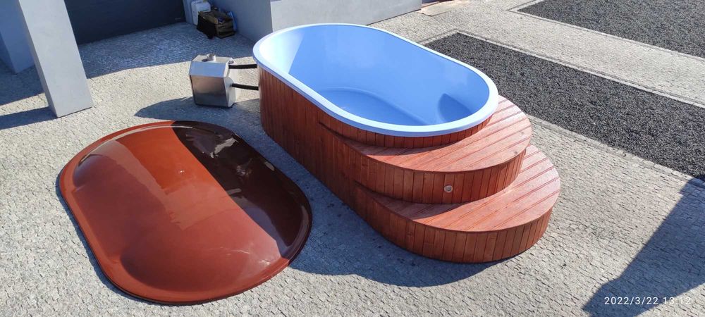 Basen Ogrodowy Jacuzzi Ogrodowe Bania Wanna Oczko Wodne Niecka Balia