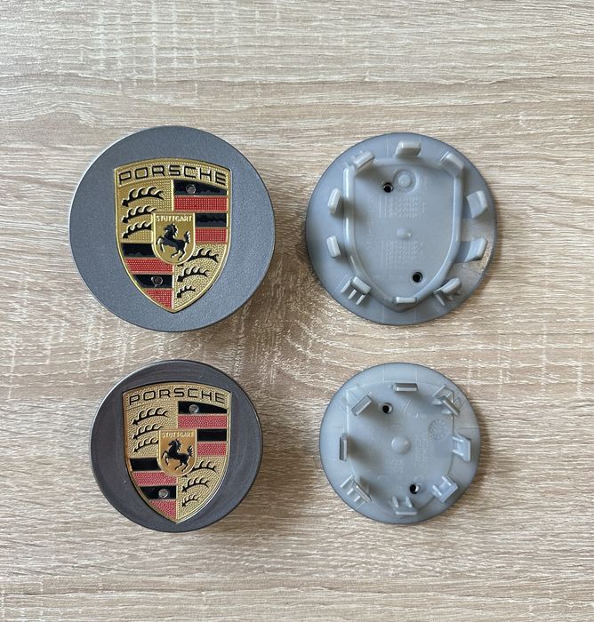 Conjunto 4 Centros Jantes Porsche 56mm 60mm 65mm 68mm 76mm
