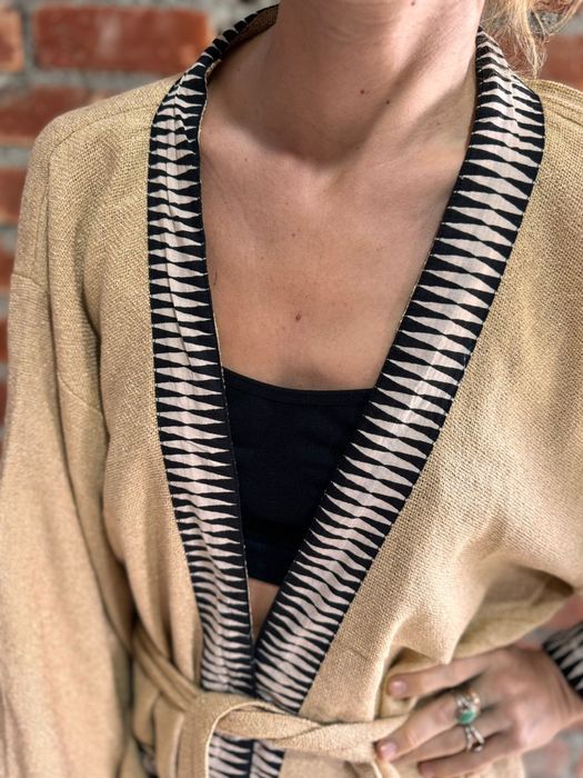 Kimono narzutka etno