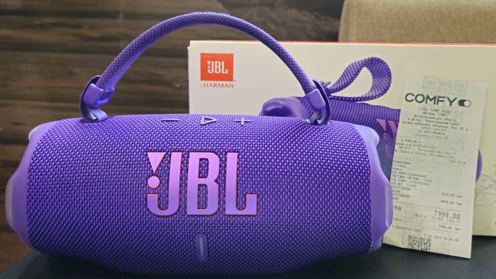 Колонка JBL Charge 6 с чеком