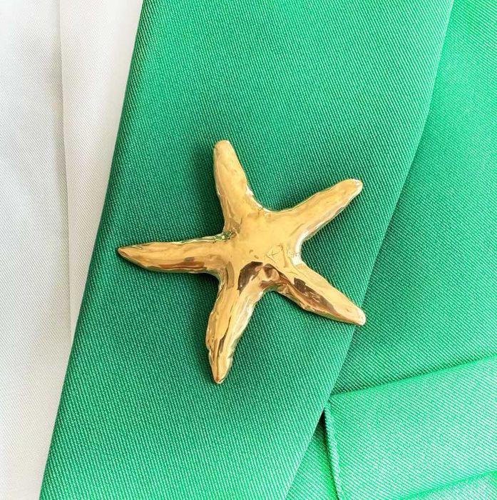 Брошь морская звезда