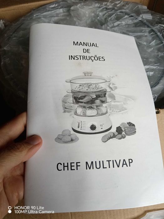 Multivap cozinha a vapor elétrica