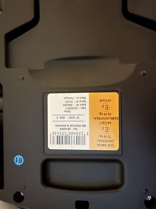 Cadeira auto bebeconfort 15-35kg