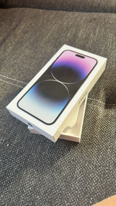 iPhone 14 Pro Max 256GB Roxo Escuro – Como Novo (Bateria Original Apple 100%)
