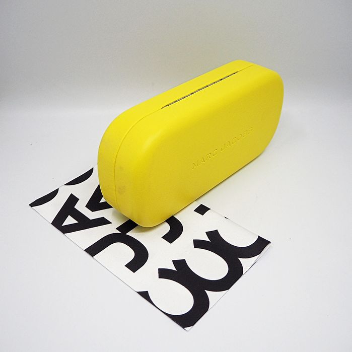 Etui na okulary przeciwsłoneczne Marc Jacobs żółte