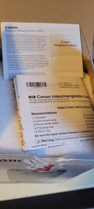 Nowy obiektyw Canon EF 35mm f/1,4L II USM - Gwarancja