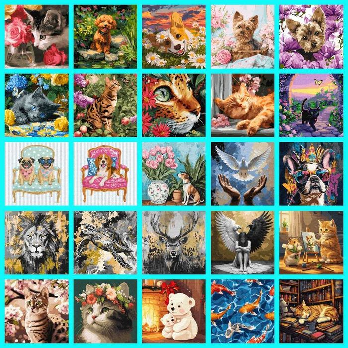 Картины по номерам Детские ,распродажа