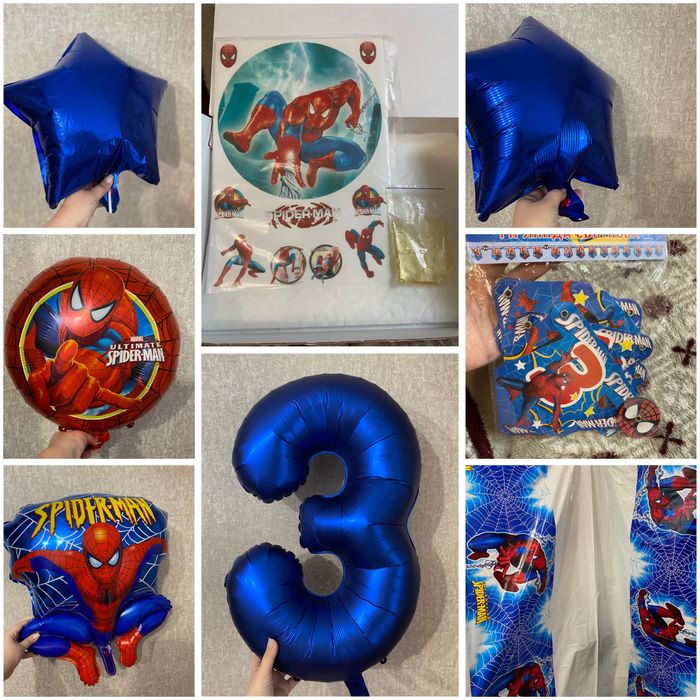 Фото зона , вафельна картинка , людина павук