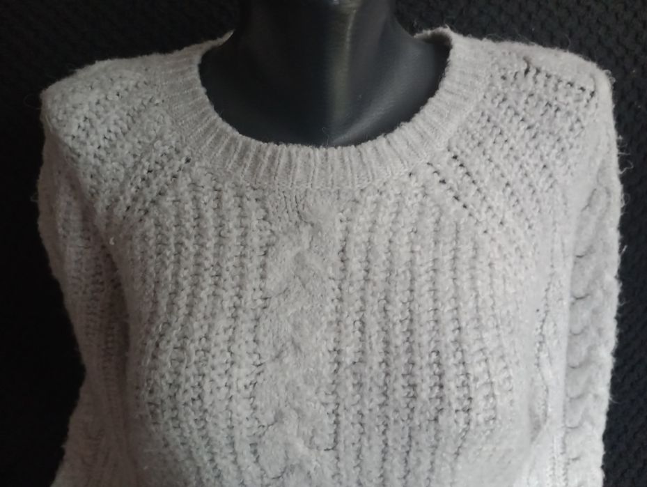 Ciepły gruby sweter oversize