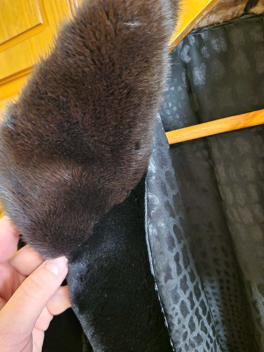 Шуба стрижена норка