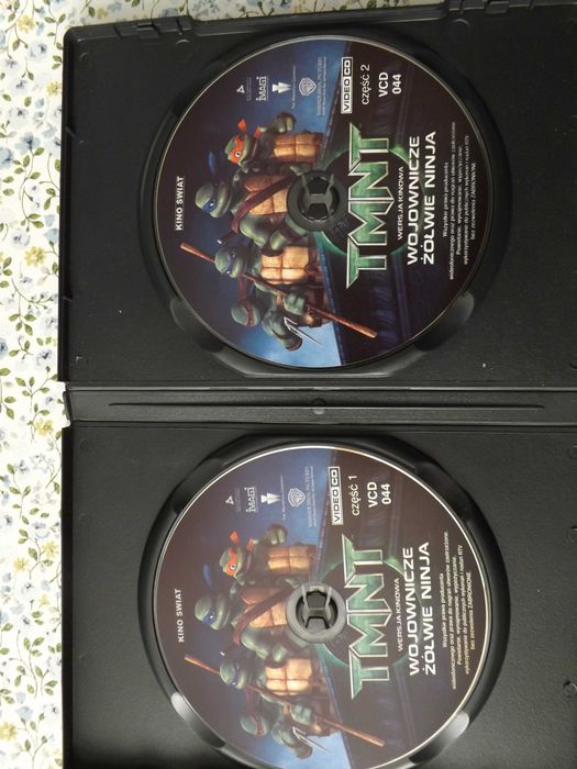 Żółwie Ninja bajki, filmy dvd vcd