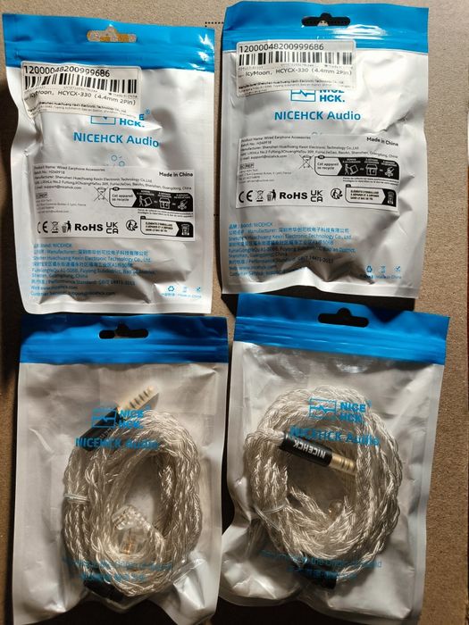 АудиоКабеля KZ NICEHCK TRN T2 PRO TN Redchain Nicehck MMCX Баланс