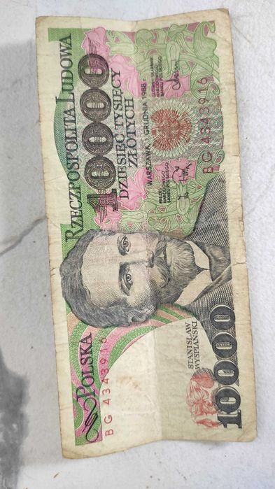 Banknot PRL - 1988, 10000 złotych