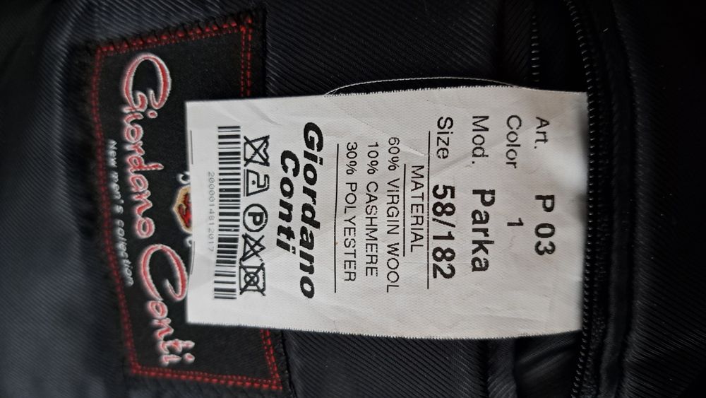 Чоловіче класичне  пальто Giordano Conti