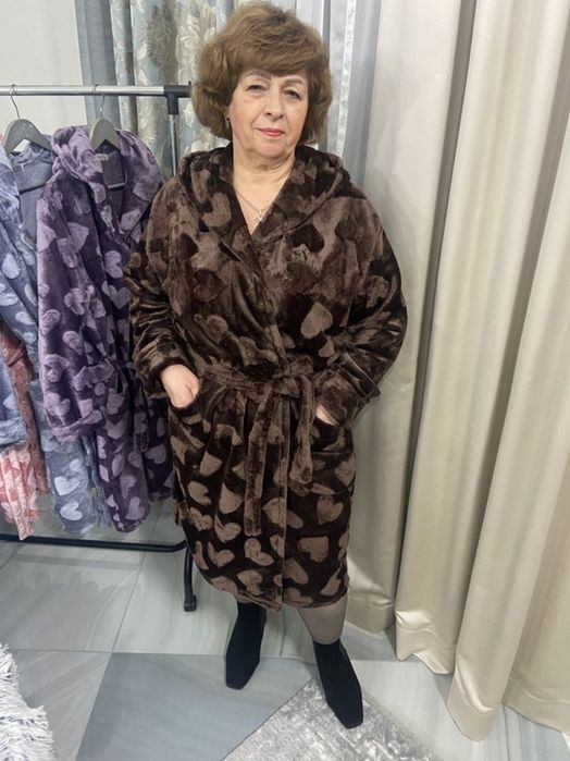 Жіночий махровий халат