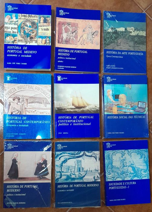 Livros história Universidade aberta