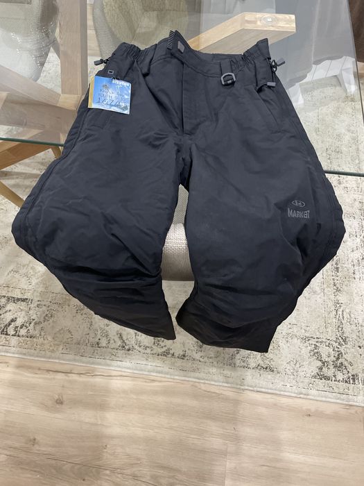 Calças preta para neve unisexo