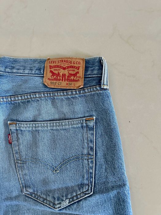 Levis 501 CT W34 Szorty Krótkie Spodenki Piękne