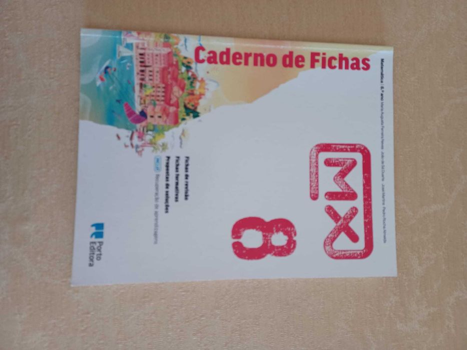 Caderno  MX - Matemática - 8.º Ano (COMO NOVO)