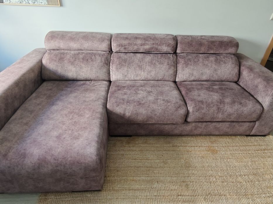 Sofá Cama Chaise Longue – Feira dos Sofás (2,80m) – Excelente Estado