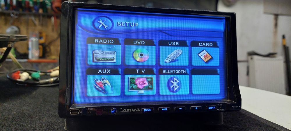 Radio samochodowe dotykowe 2din / bluetooth / usb / dvd  / aux / SD