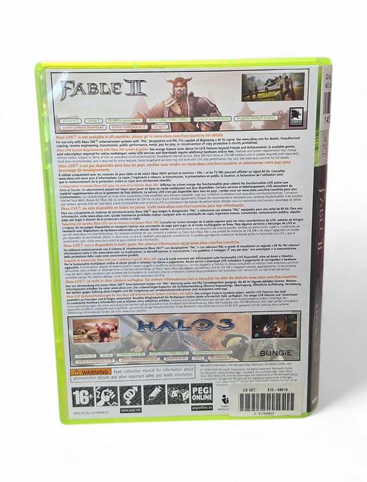 Gra Fable II + Halo 3  Xbox 360