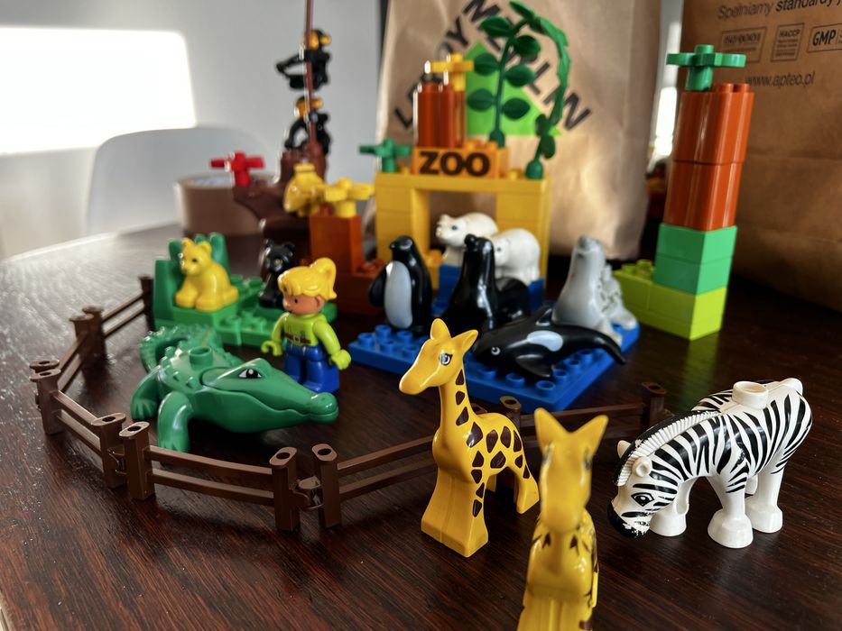 Lego Duplo Zoo zwierzęta klocki zestaw