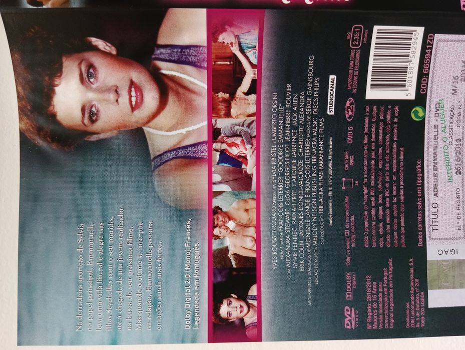 DVD adeus Emmanuelle