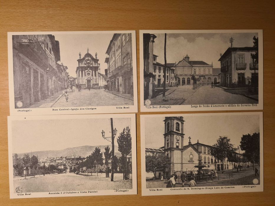 8 postais antigos de Vila Real, de Adelino Alves Pereira (reedição)