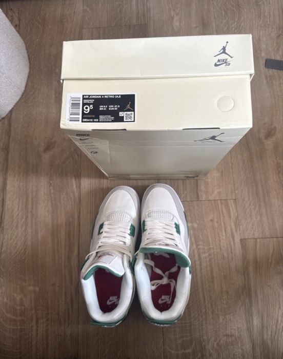Jordan 4 retro pina green rozmiar 43