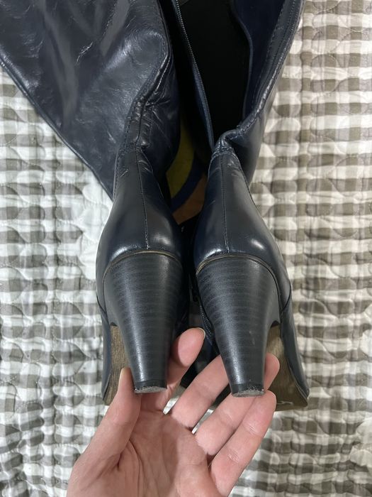 Шкіряні сапоги осінь весна