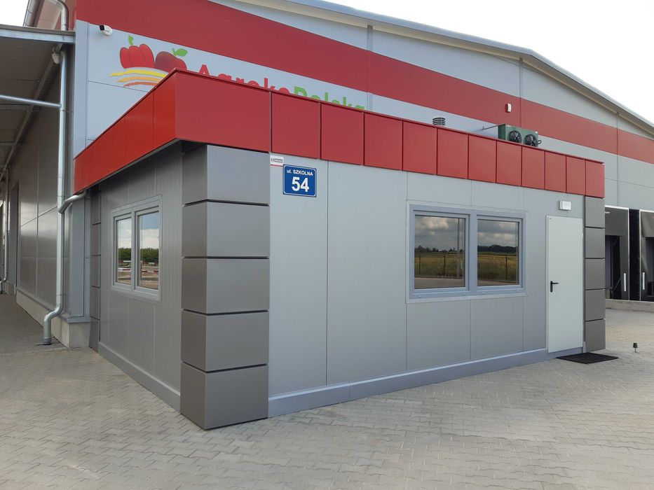 kontener ocieplany stróżówka pawilon budka biuro sterownia kabina