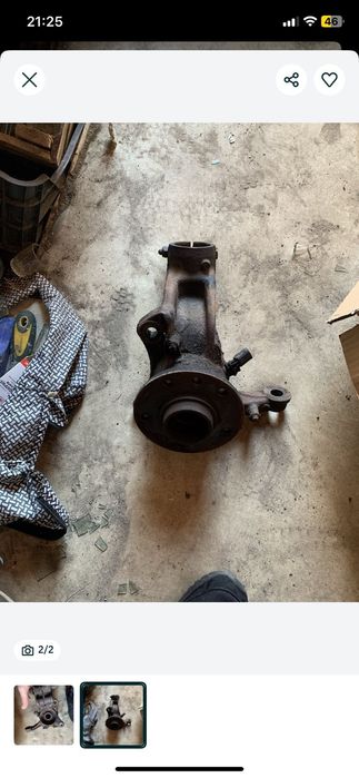 Поворотный кулак цапфа транспортер т 5 1.9 левый