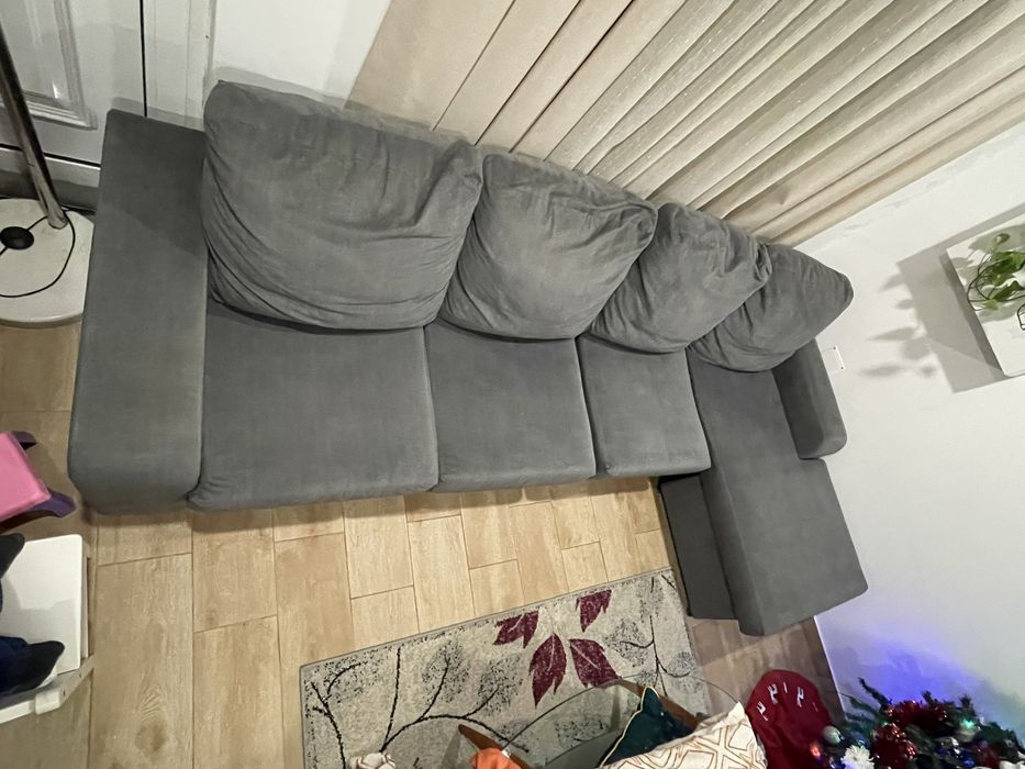 Sofá 4 Lugares com Chaise Longue