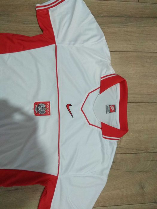 Retro koszulka Reprezentacji Polski 1997 Okazja Nike 1998 Polska unika