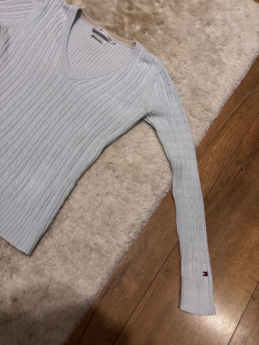 Niebieski sweter Damski Tommy Hilfiger
