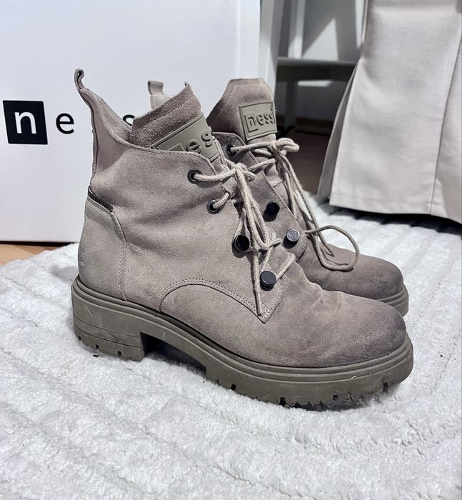 Botki Nessi skóra welur 38