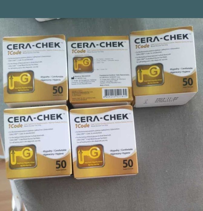 Paski Ceracheck na pomiar cukru