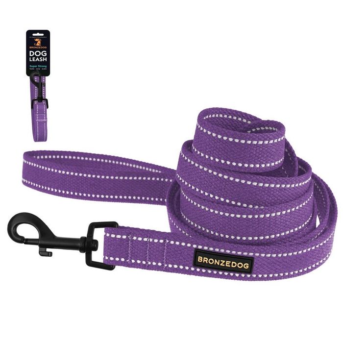 Ошейник и Поводок для Собак Брезент 2 м 3 м 5 м Нашийник Котон Х/Б