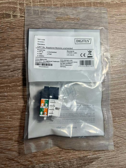 Модуль Keystone Digitus RJ45 UTP (DN-93501)